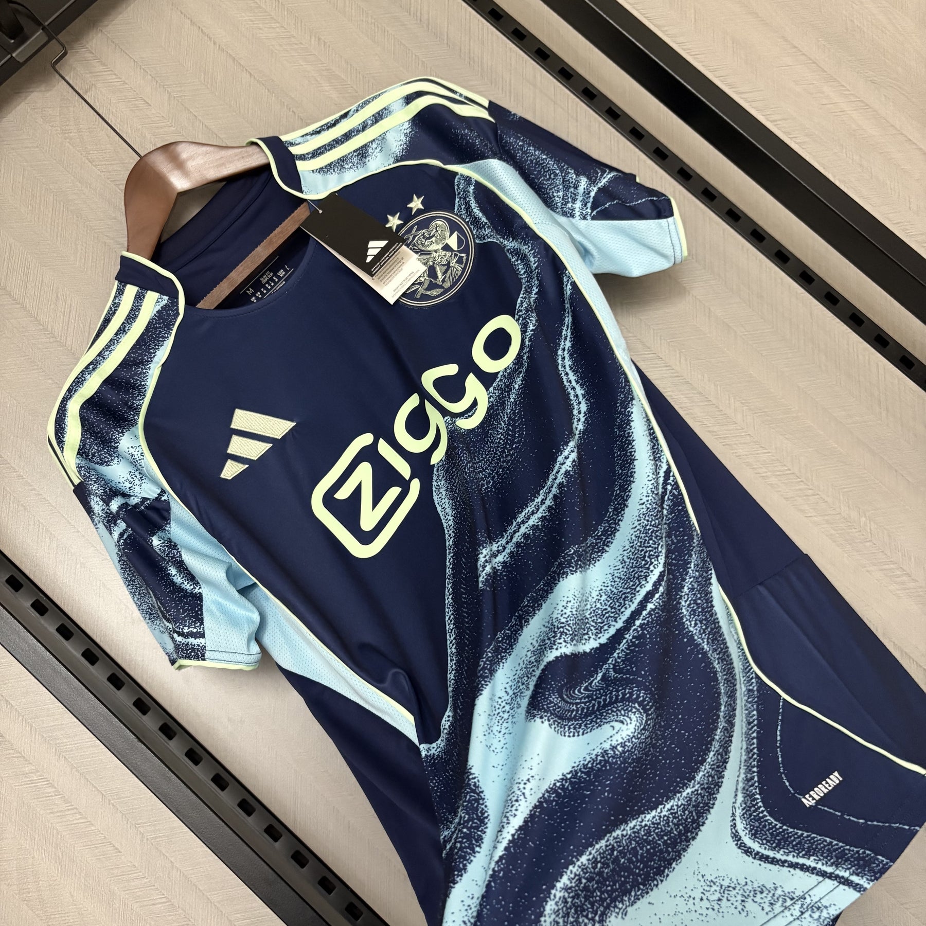 Camisa Ajax Away 25/26 - Azul e verde