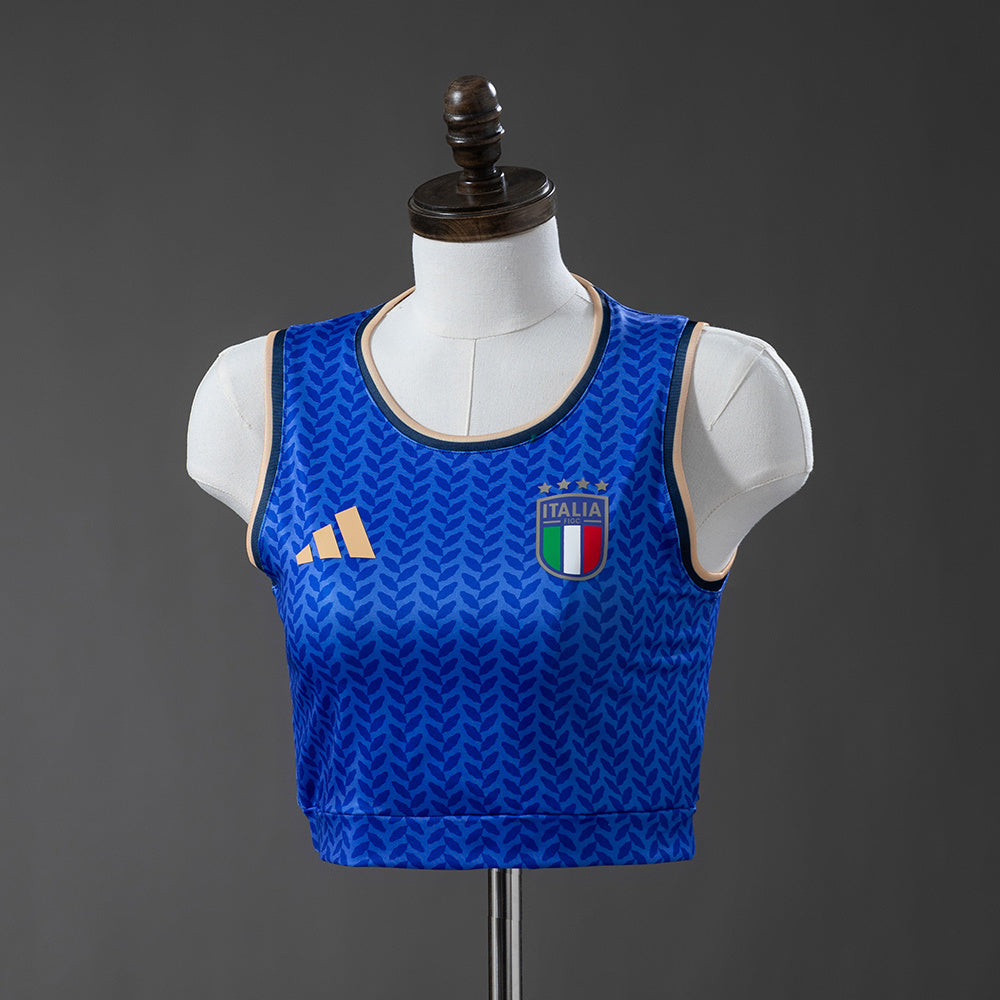 Camisa Baby Look Itália - Copa do Mundo 2026