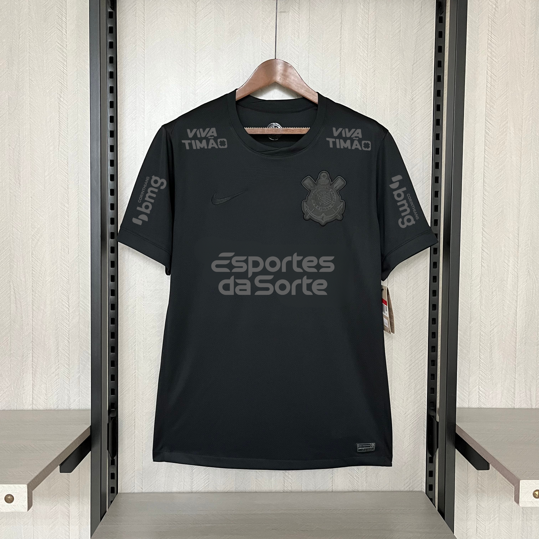 Camisa Corinthians Fora 24/25 - Versão Torcedor All Black