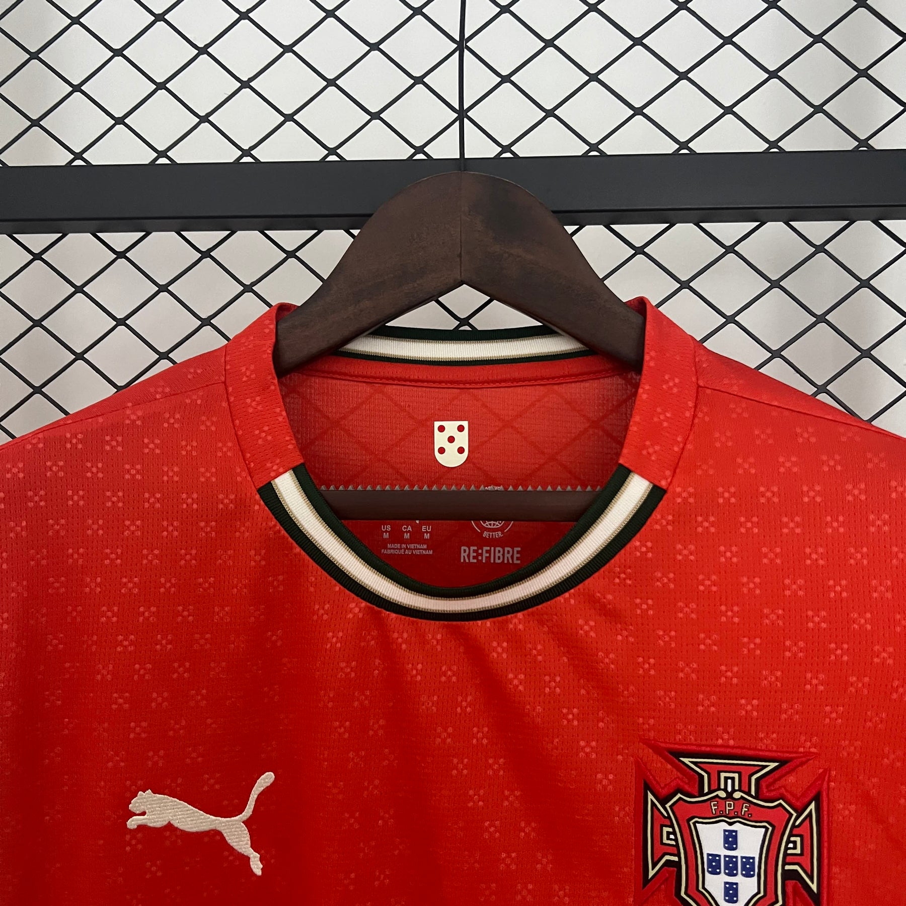 Camisa Portugal Titular 25/26 - Versão Torcedor Vermelha Puma