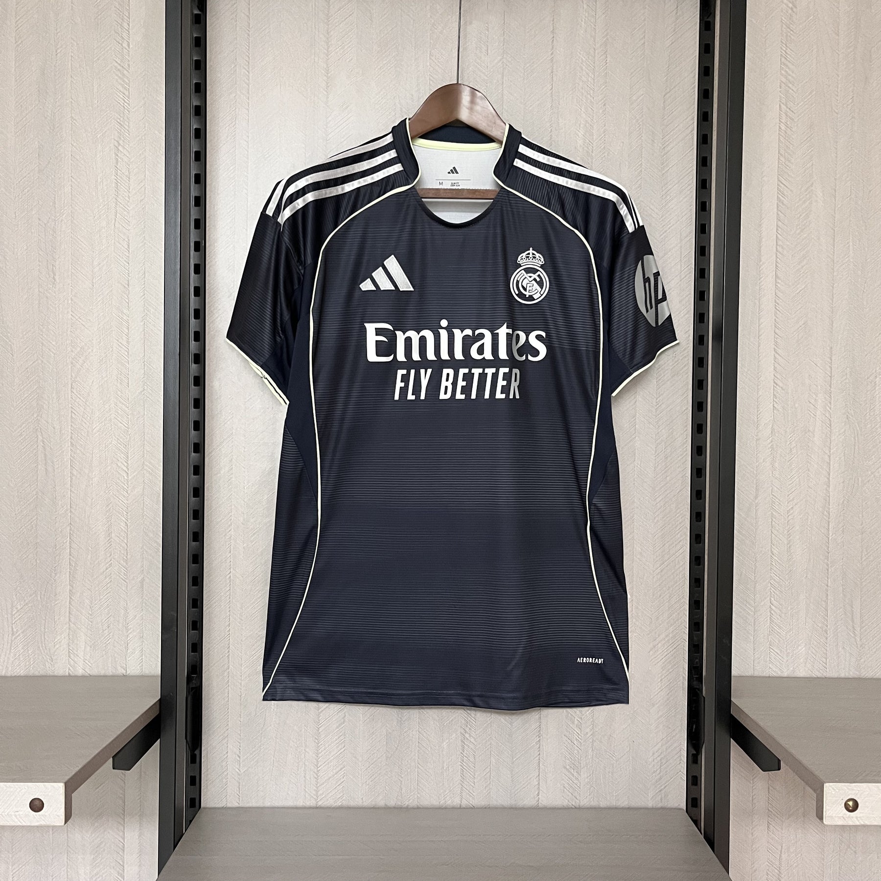 Camisa Real Madrid Fora 25/26 - Cinza