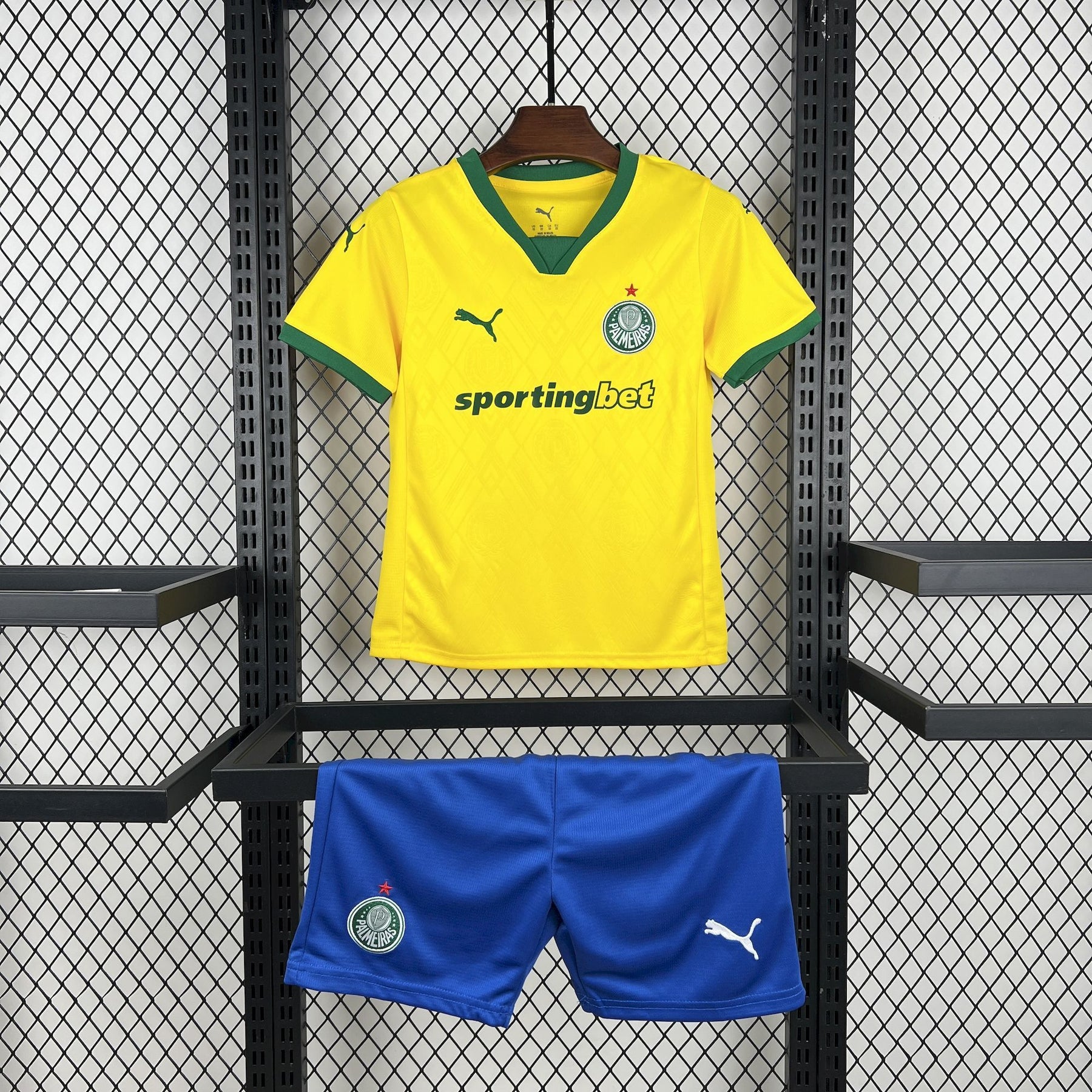 Conjunto Palmeiras 25/26 - Amarelo e azul