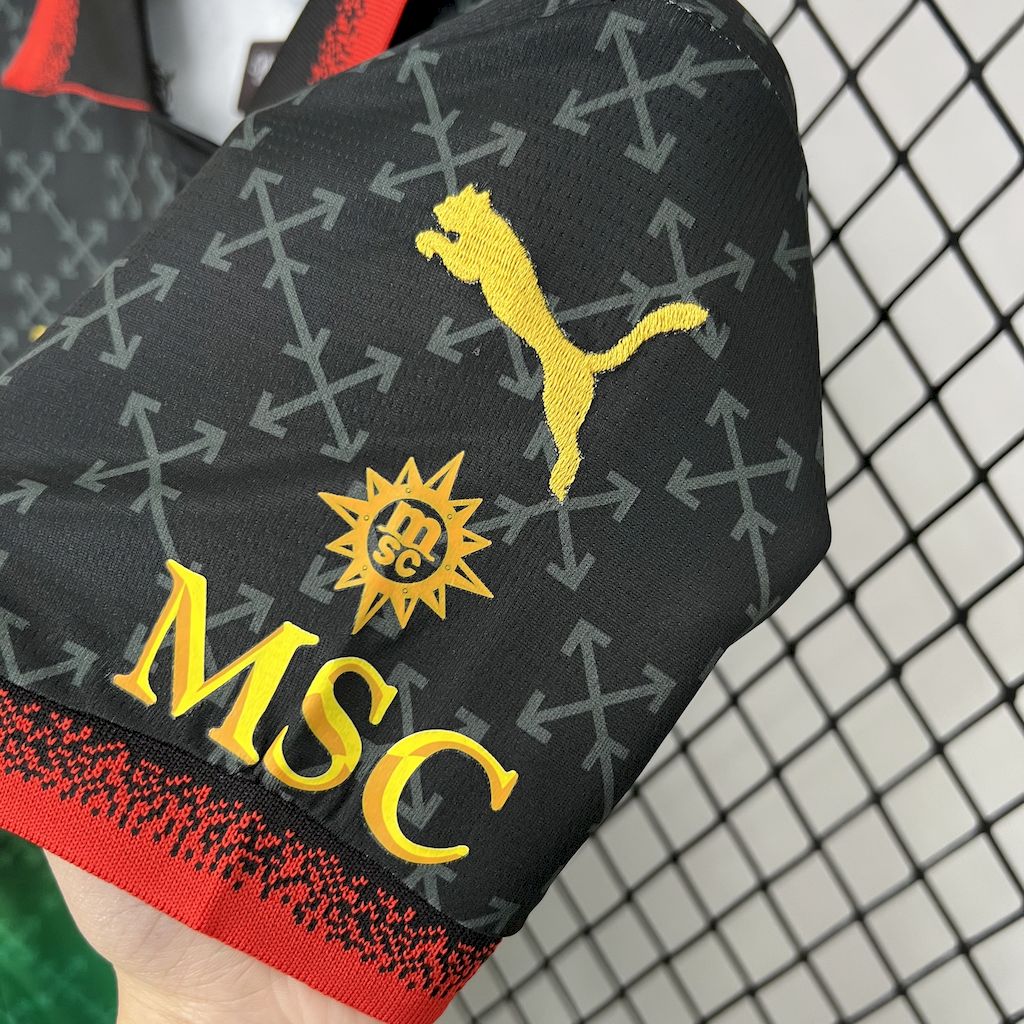 Conjunto Infantil Milan Edição Especial 25/26 - Preto e Verde