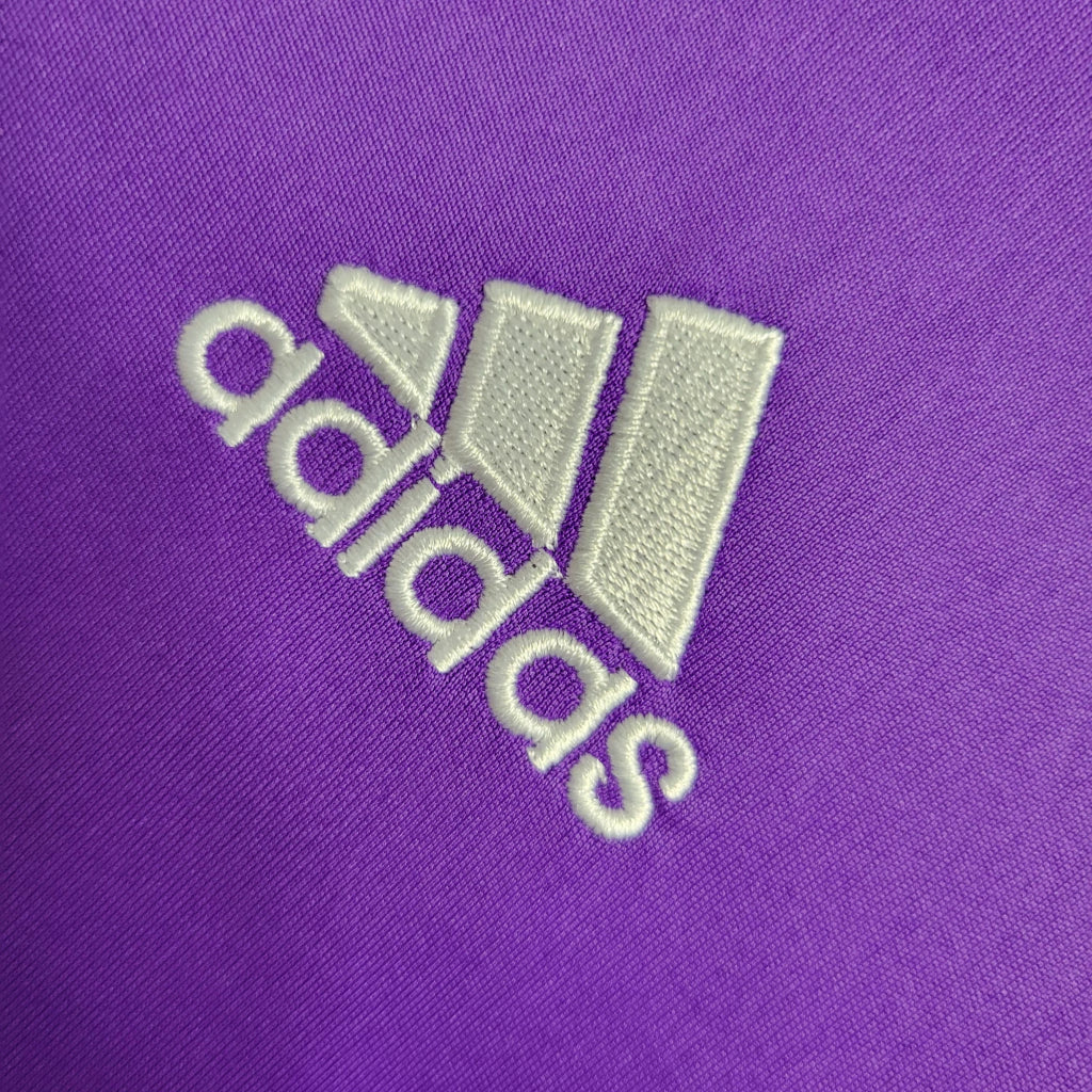 Camisa Retrô Real Madrid II Away Adidas 2016/17 Masculino Roxo