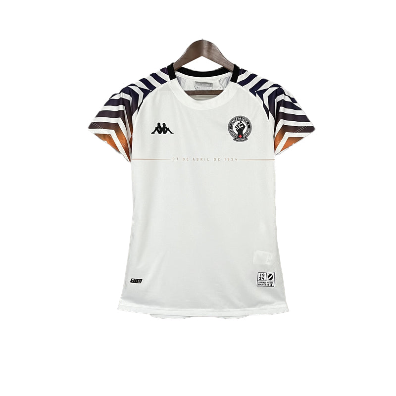 Camisa Vasco Edição Especial 24/25 - Versão Feminina Baby Look Branca