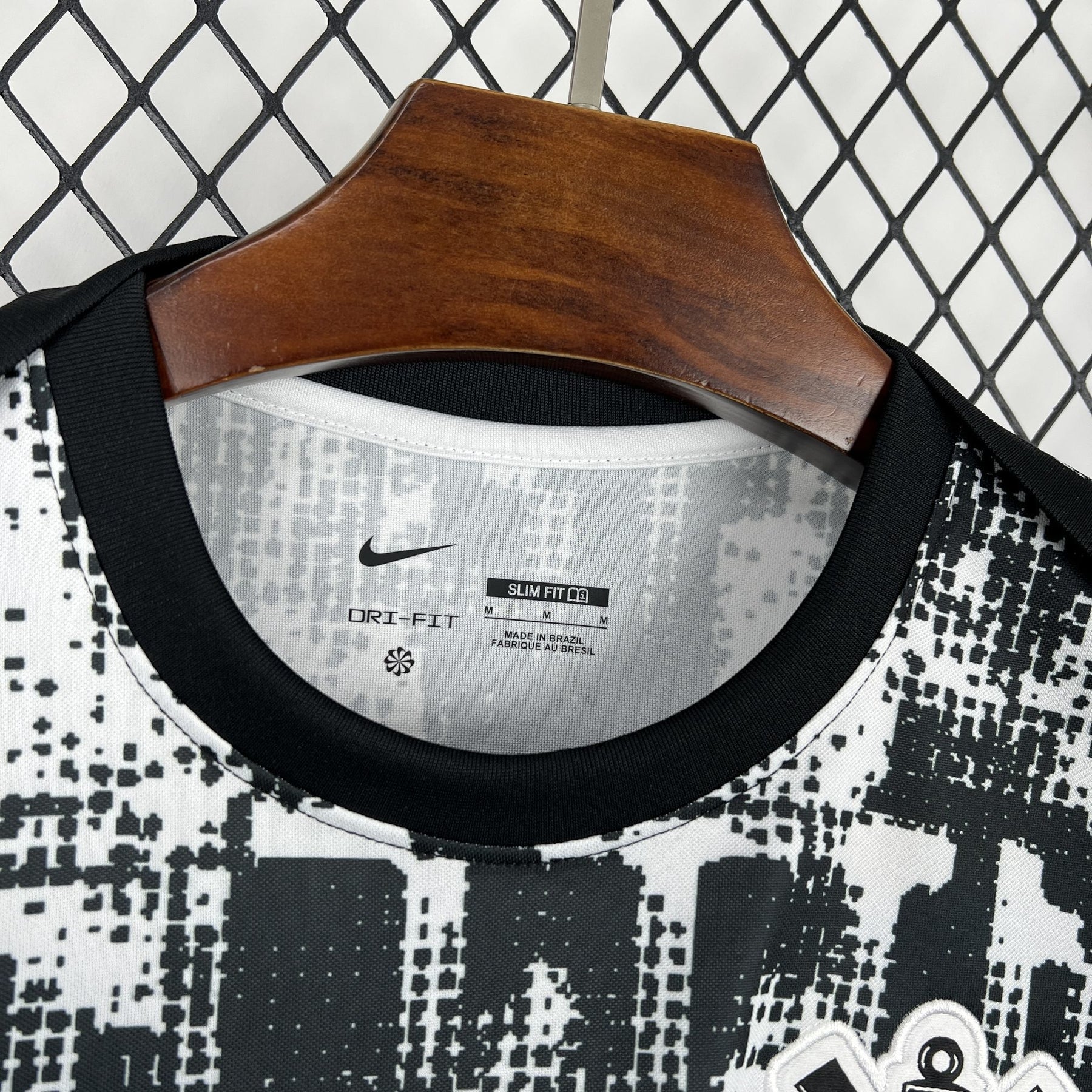 Camisa Corinthians Reserva 25/26 - Branco e Preto