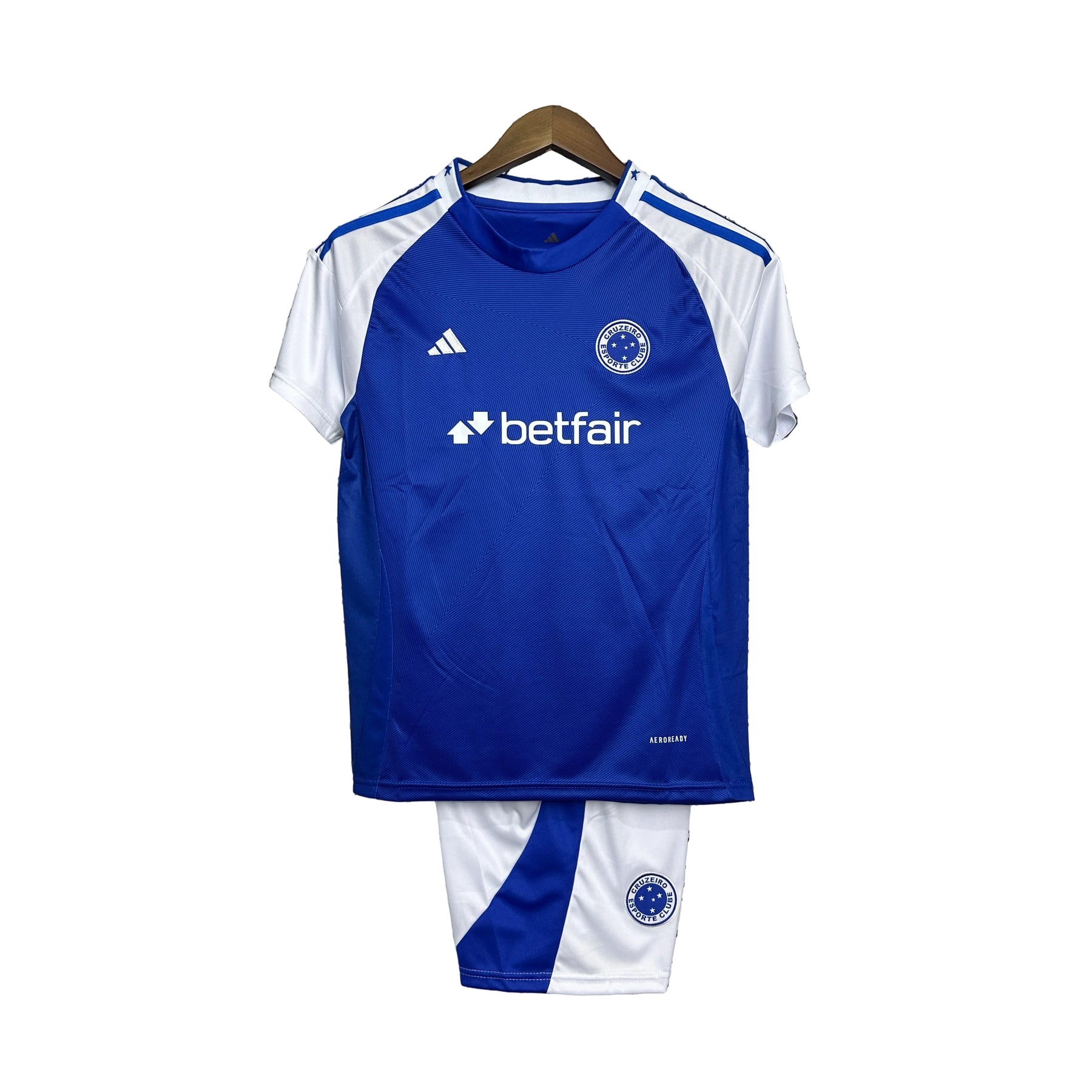 Conjunto Infantil Cruzeiro Titular 25/26 - Azul
