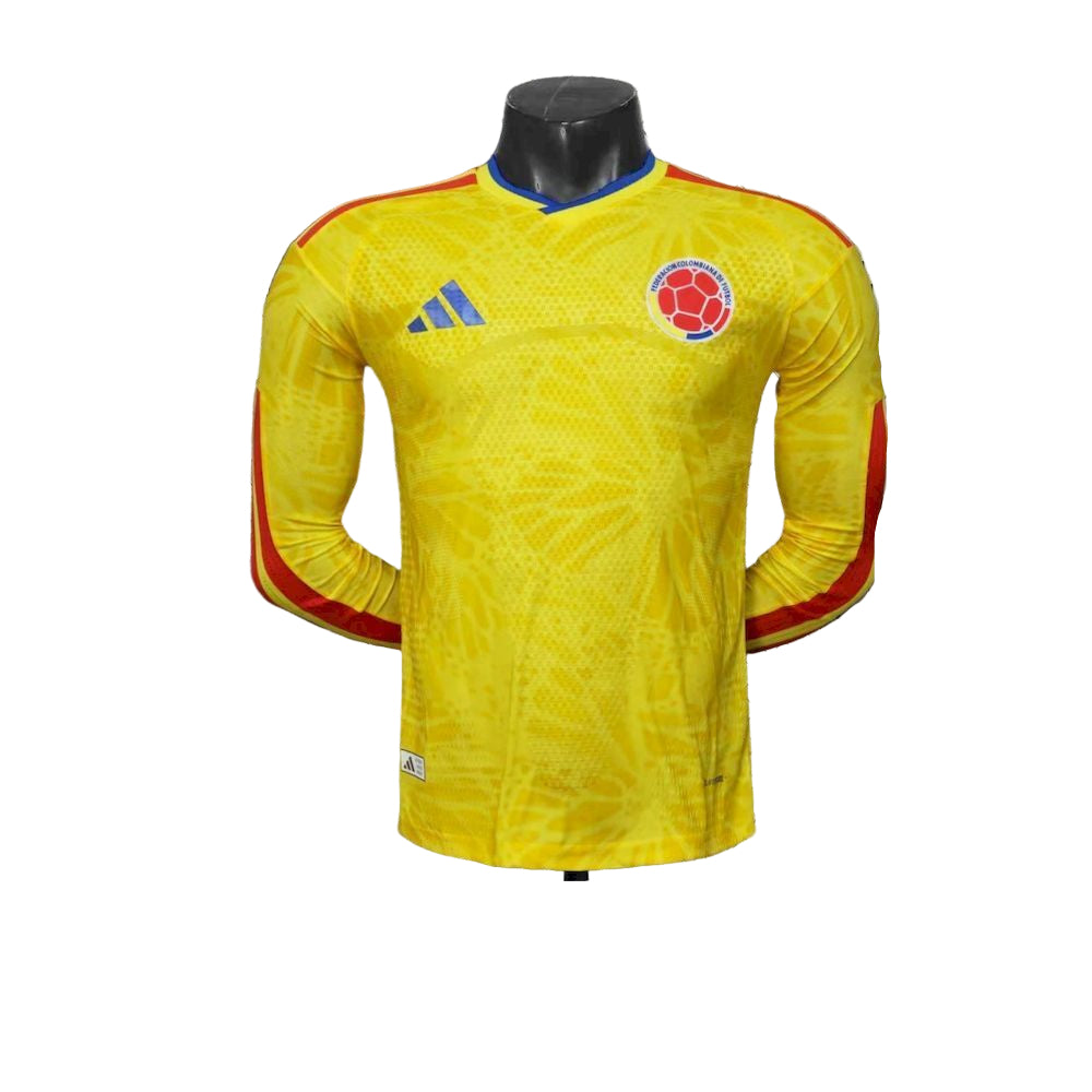 Camisa Colômbia Manga Longa 2026/27 - Versão Jogador