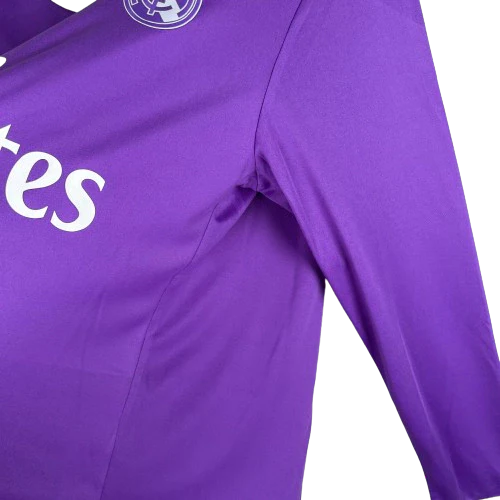 Camisa Retrô Real Madrid II Away Adidas 2016/17 Masculino Roxo