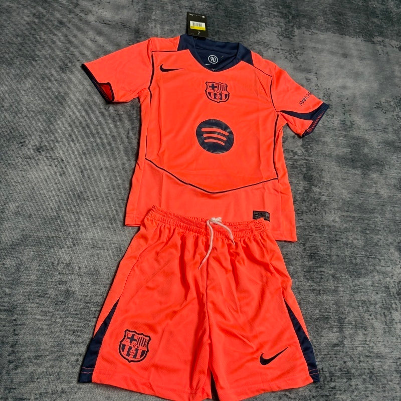 Conjunto Barcelona 25/26 - Laranja