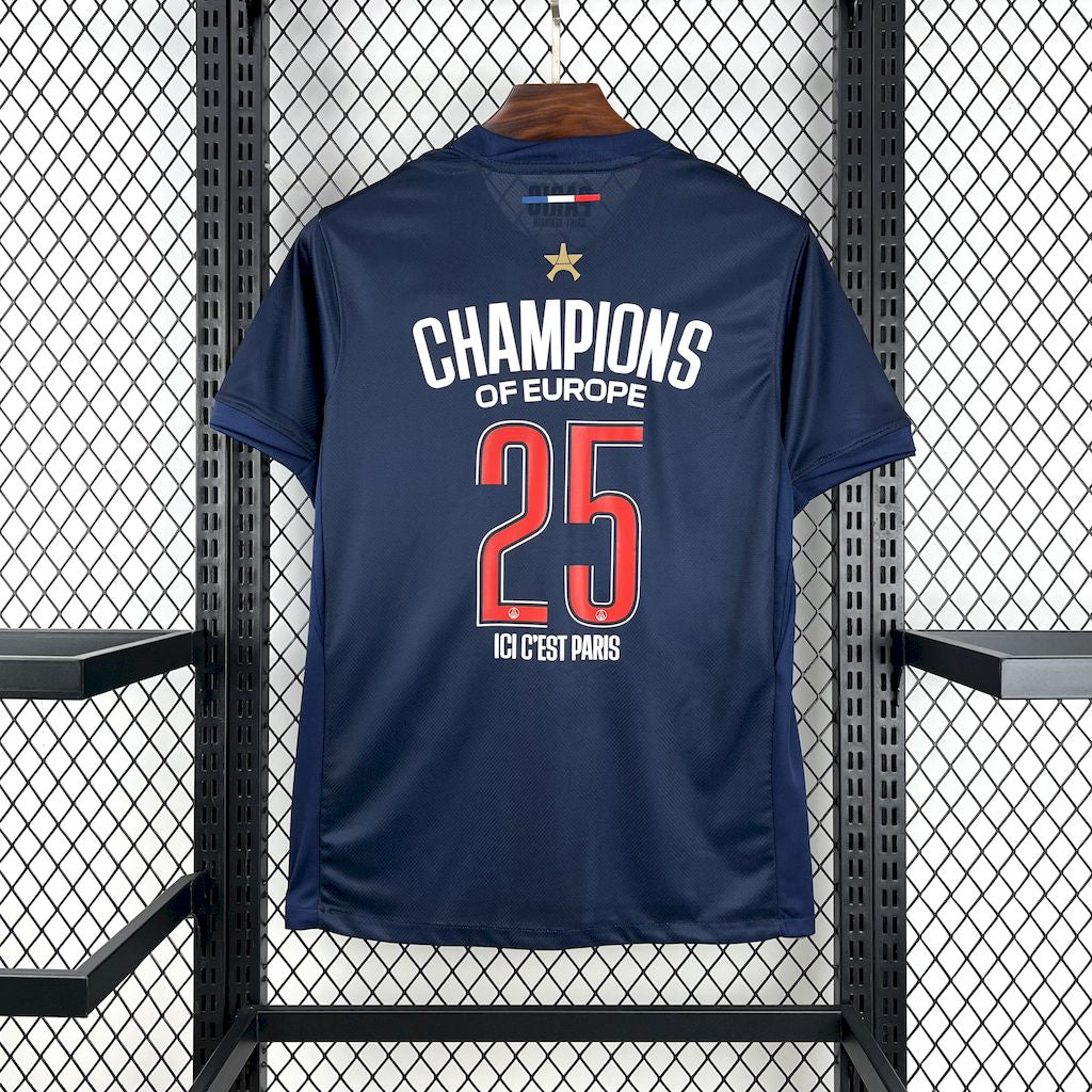 Camisa PSG Titular Edição Especial 25/26 - Campeões da Europa