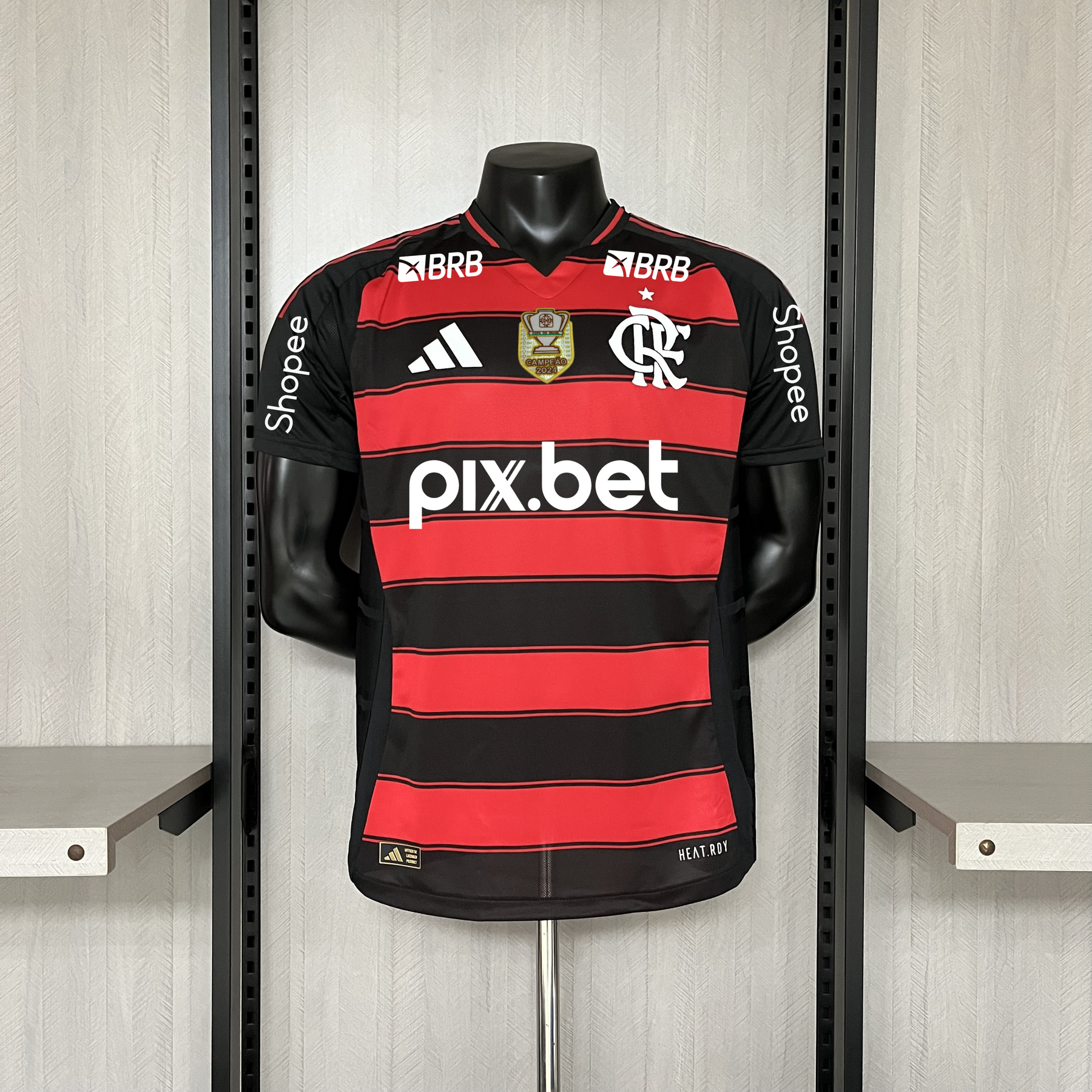 Camisa Flamengo Titular 2025/26 - Versão Jogador Vermelha