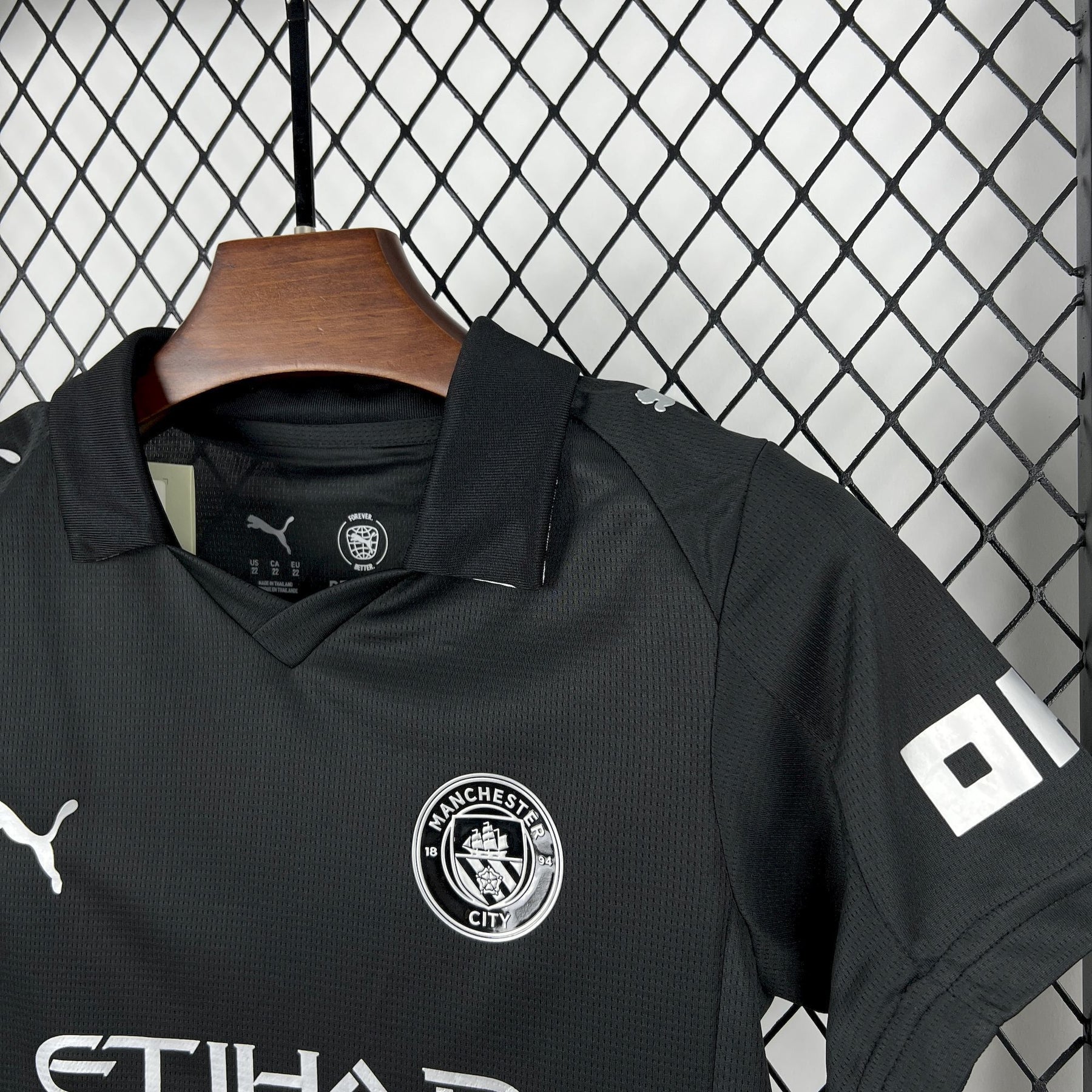 Conjunto Infantil Manchester City 25/26 - All Black