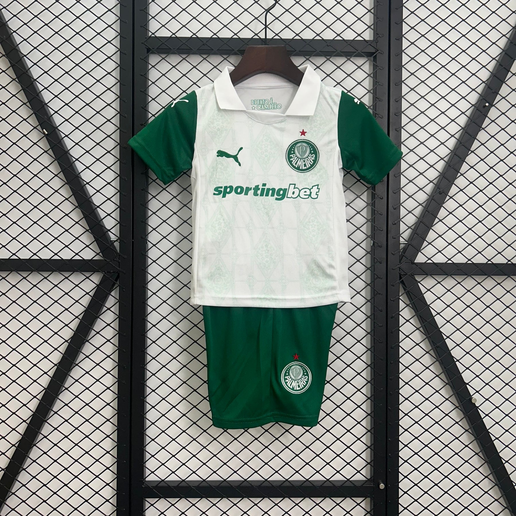 Conjunto Infantil Palmeira Away 25/26