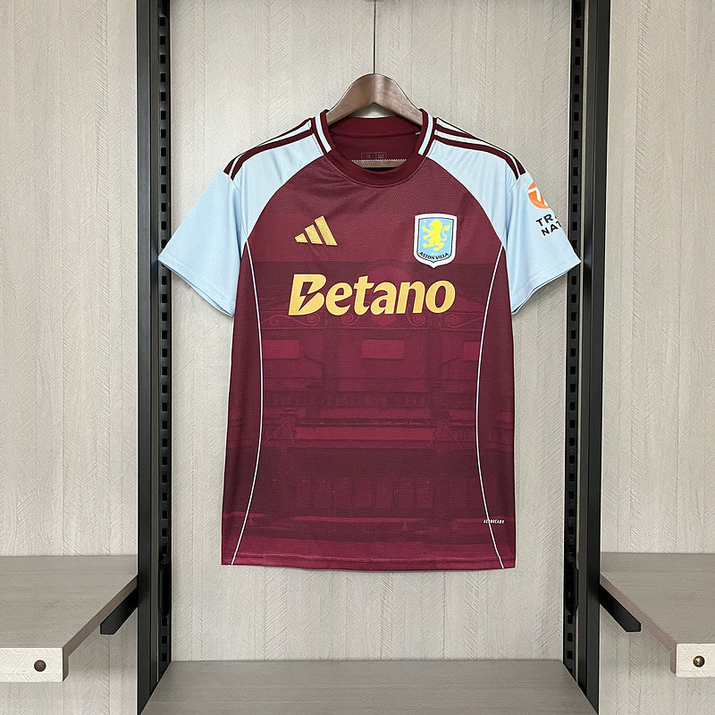 Camisa Aston Villa Titular 25/26 - Versão Torcedor