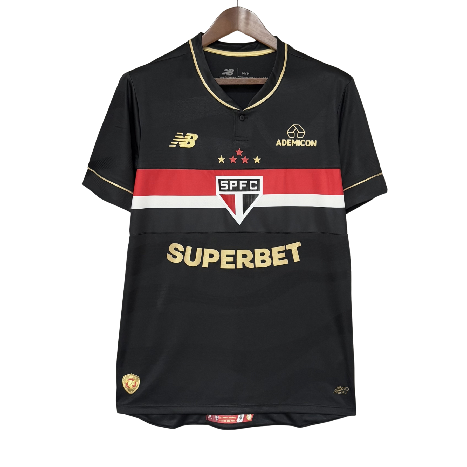 Camisa São Paulo FC Fora 25/26 - Preta Torcedor