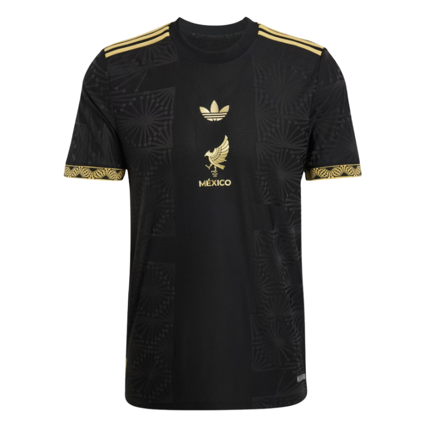 Camisa México Edição Especial 25/26 - Preto e Dourado Versão Torcedor