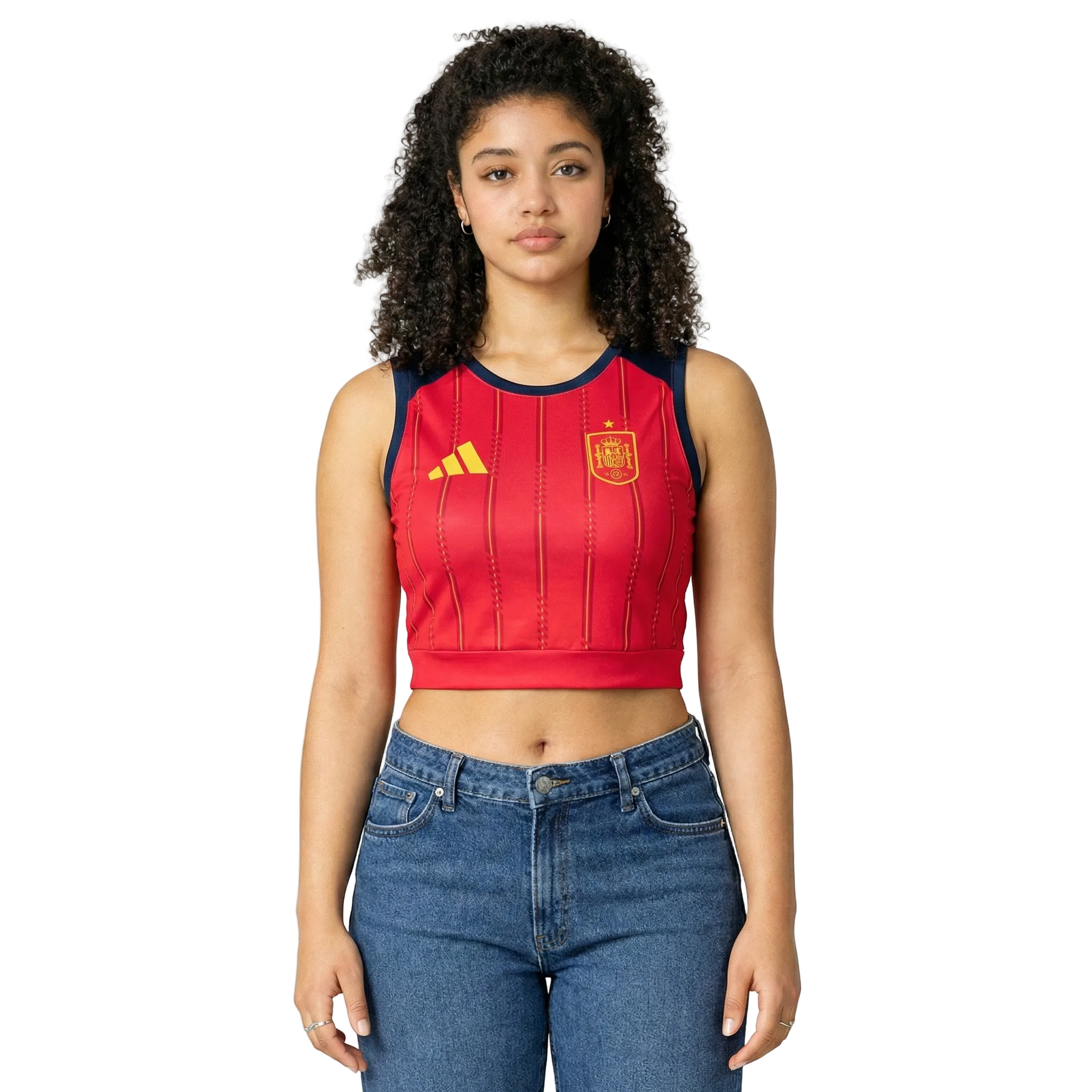 Camisa Baby Look Espanha - Copa do Mundo 2026