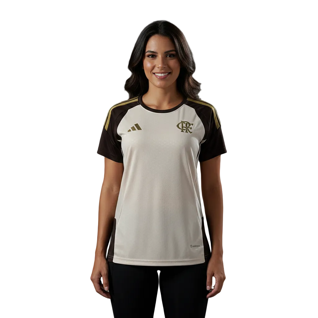 Camisa Flamengo Treino Comissão 2026 - Feminina