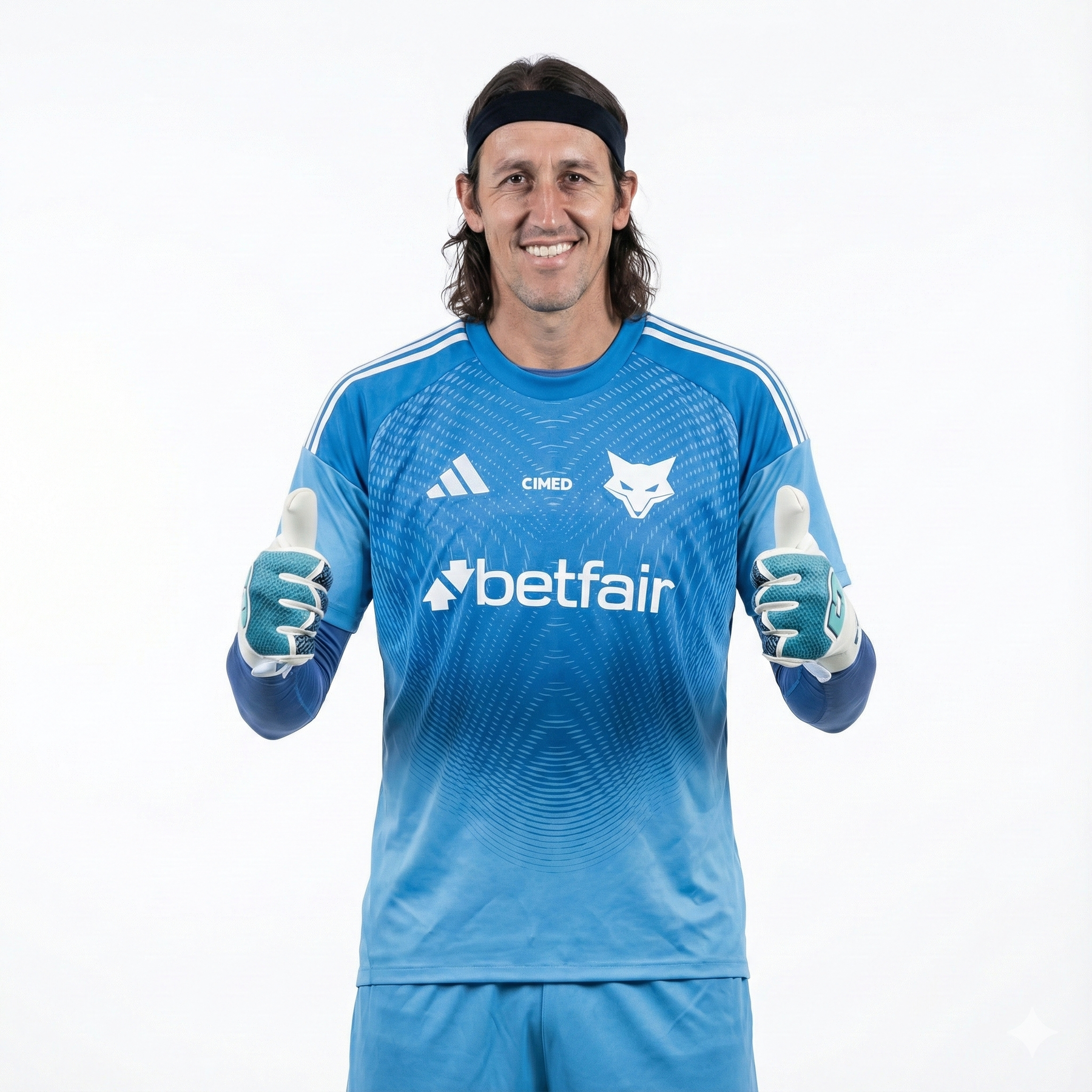 Camisa de Treino Cruzeiro de Goleiro 25/26 - Masculino Azul