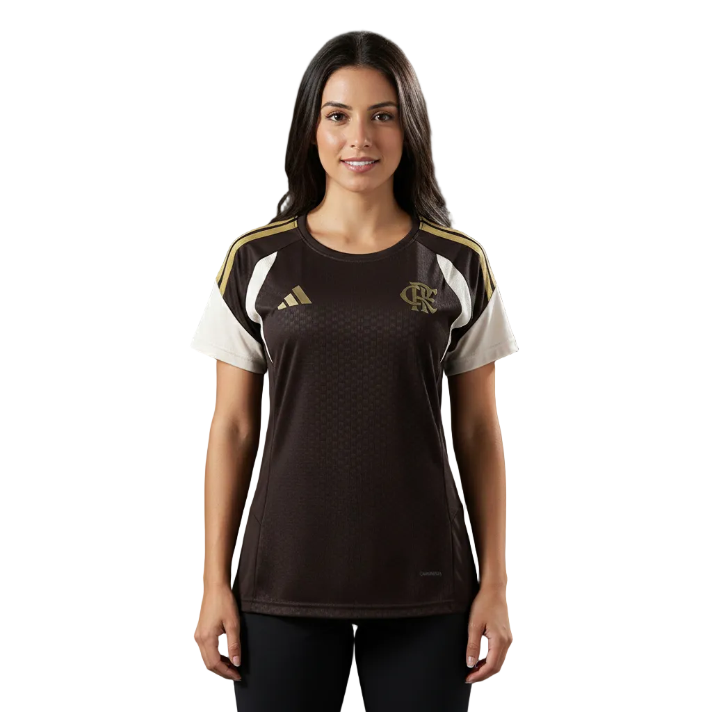 Camisa Flamengo Treino Comissão 2026 - Feminina