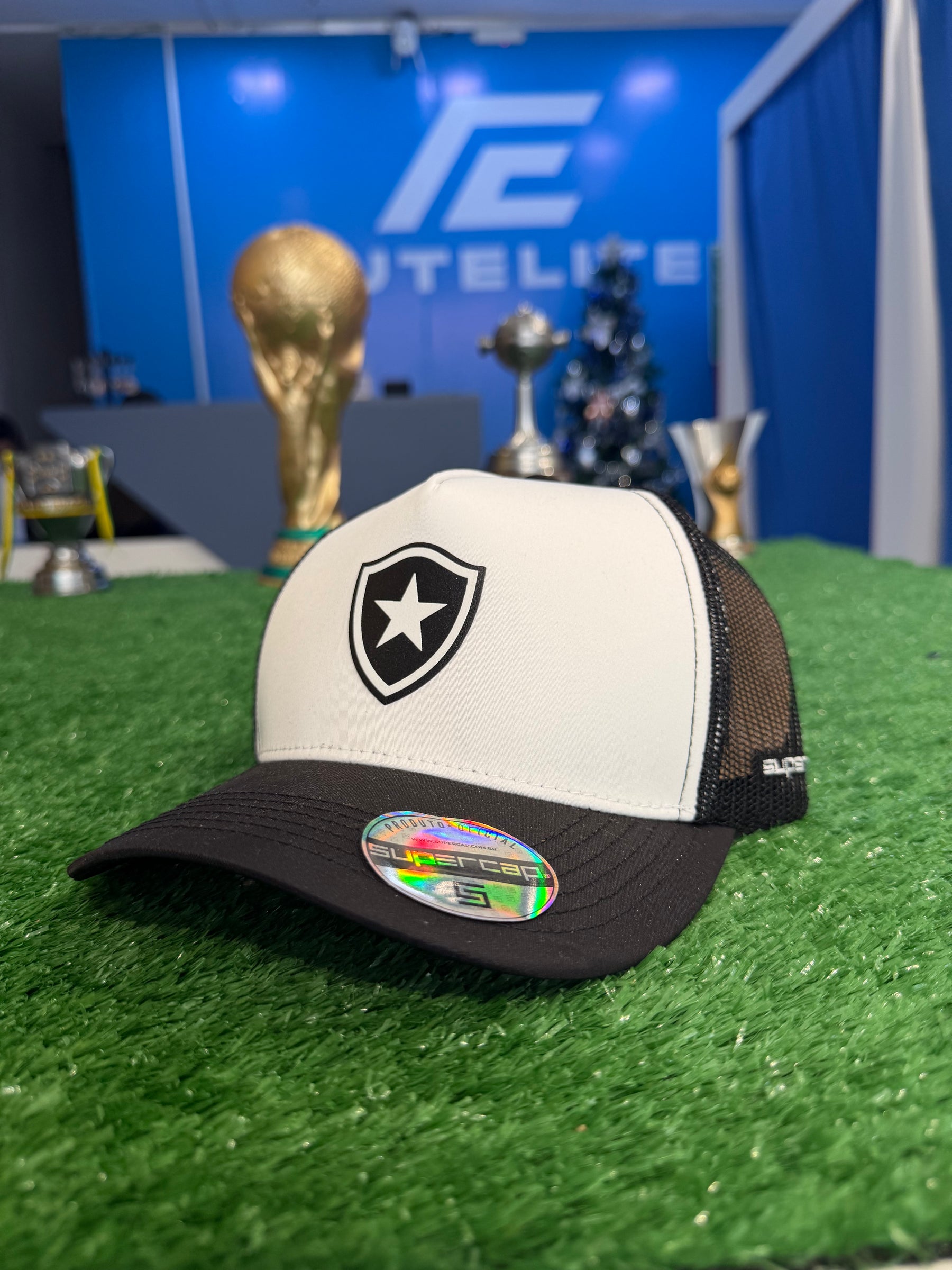 Boné Botafogo - Preto e Branco