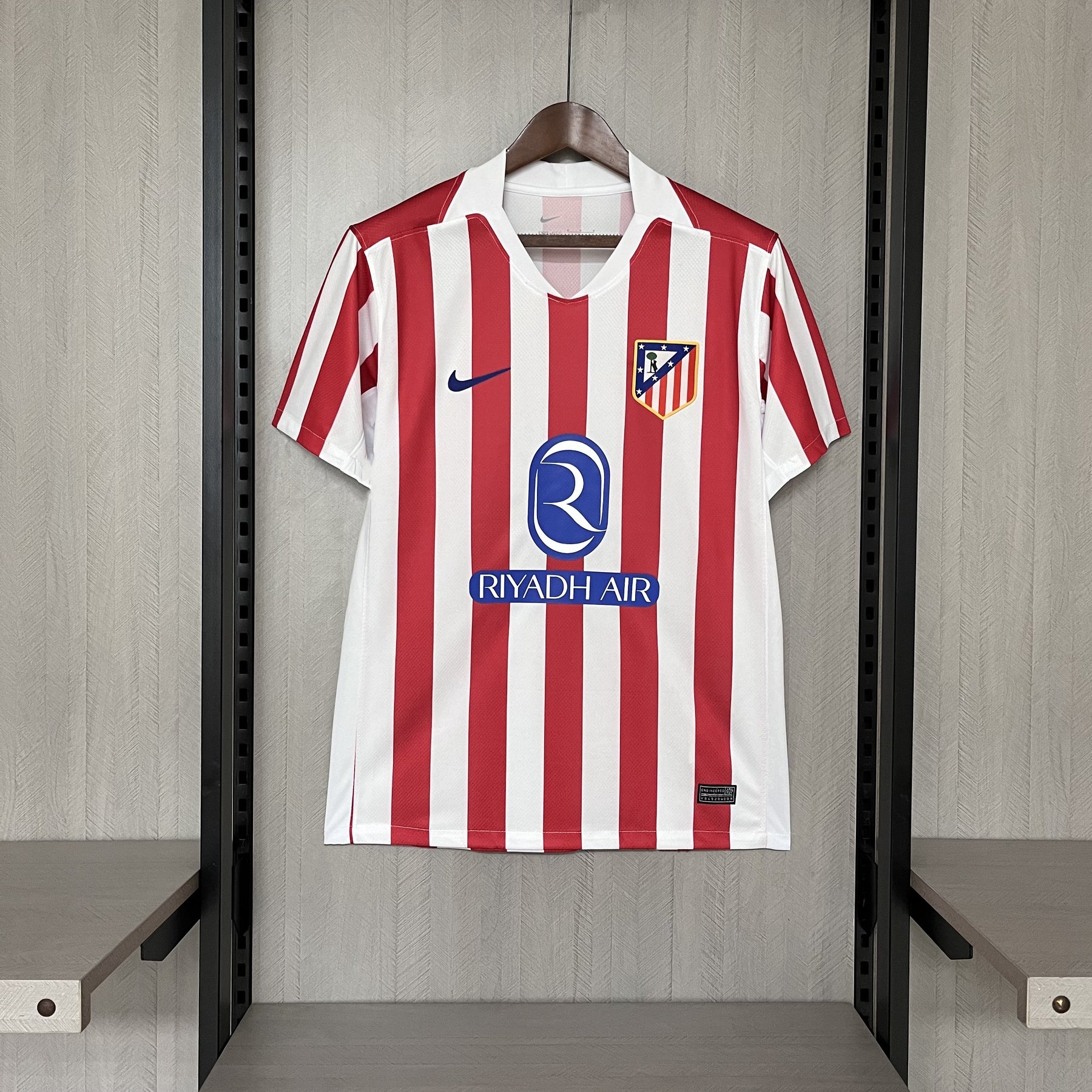 Camisa Atlético de Madrid Titular 25/26 - Vermelho e Branco