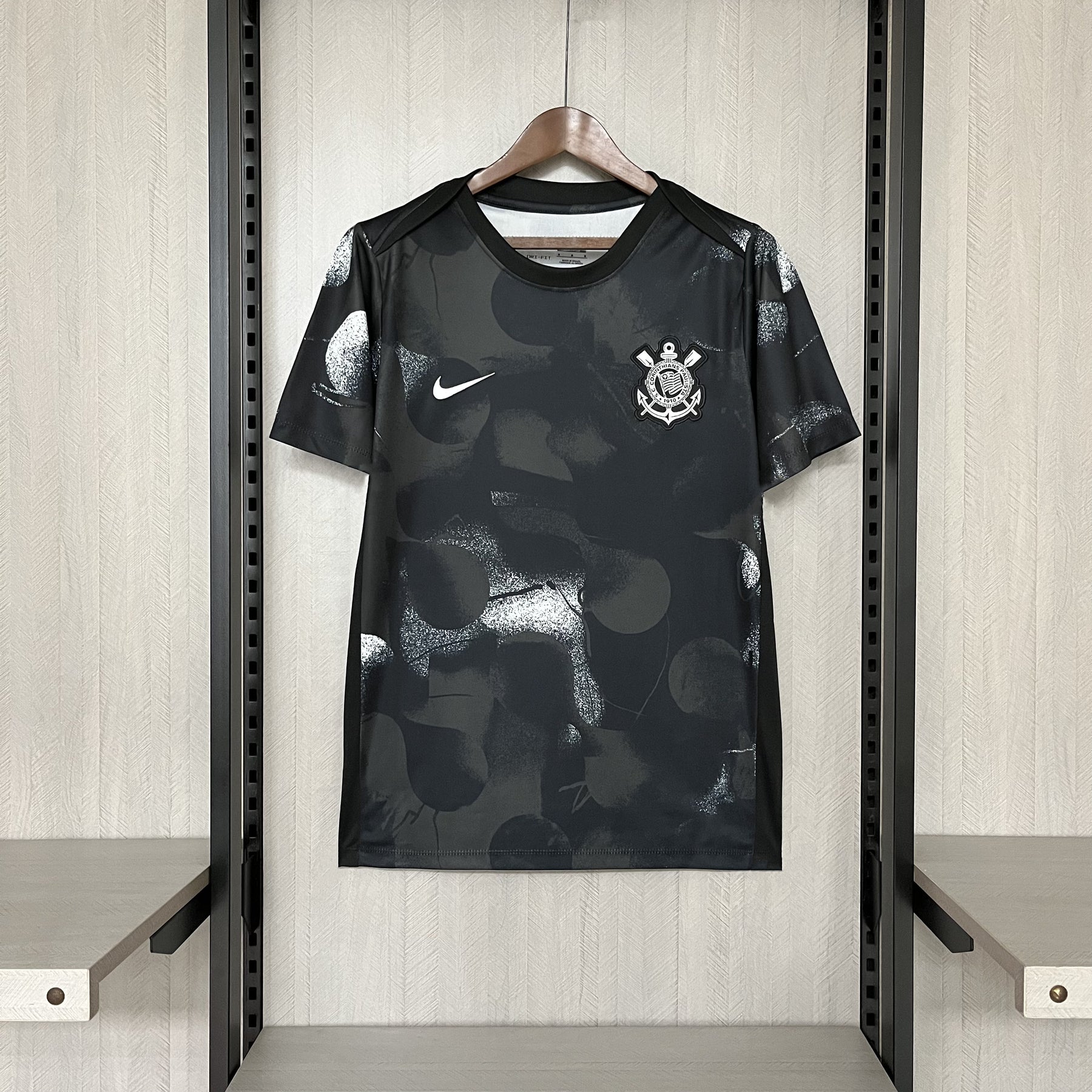Camisa Corinthians Pré-Jogo 25/26 - Preto