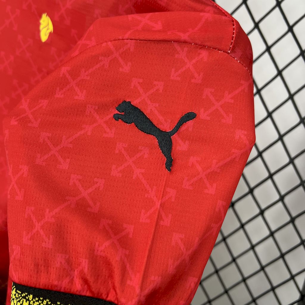 Conjunto Infantil Milan Edição Especial 25/26 - Vermelho e Verde