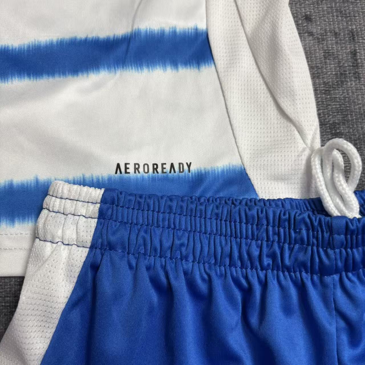 Conjunto Infantil Cruzeiro Fora 25/26 - Branco e Azul