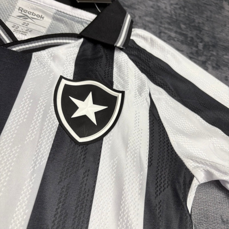 Conjunto Botafogo Home 25/26 - Preto e branco