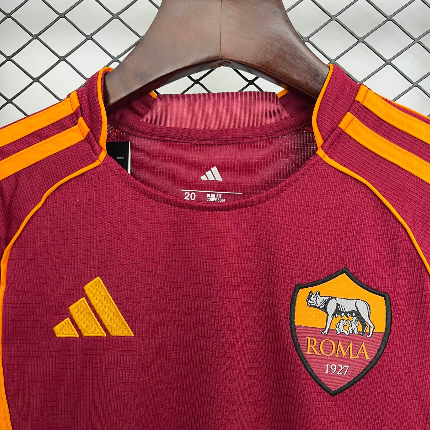 Conjunto Roma Home 25/26 - Vermelho