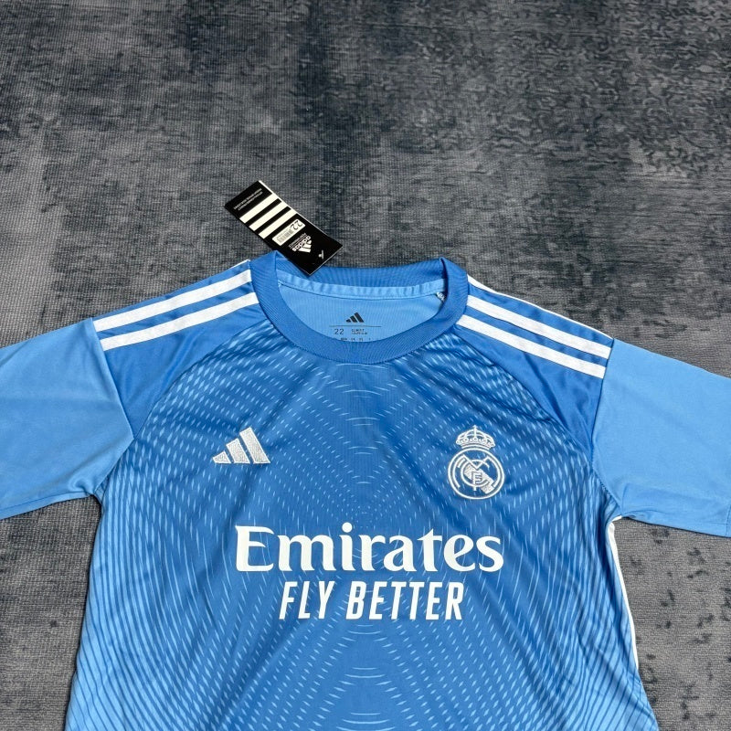 Conjunto Real Madrid 25/26 - Azul e branco