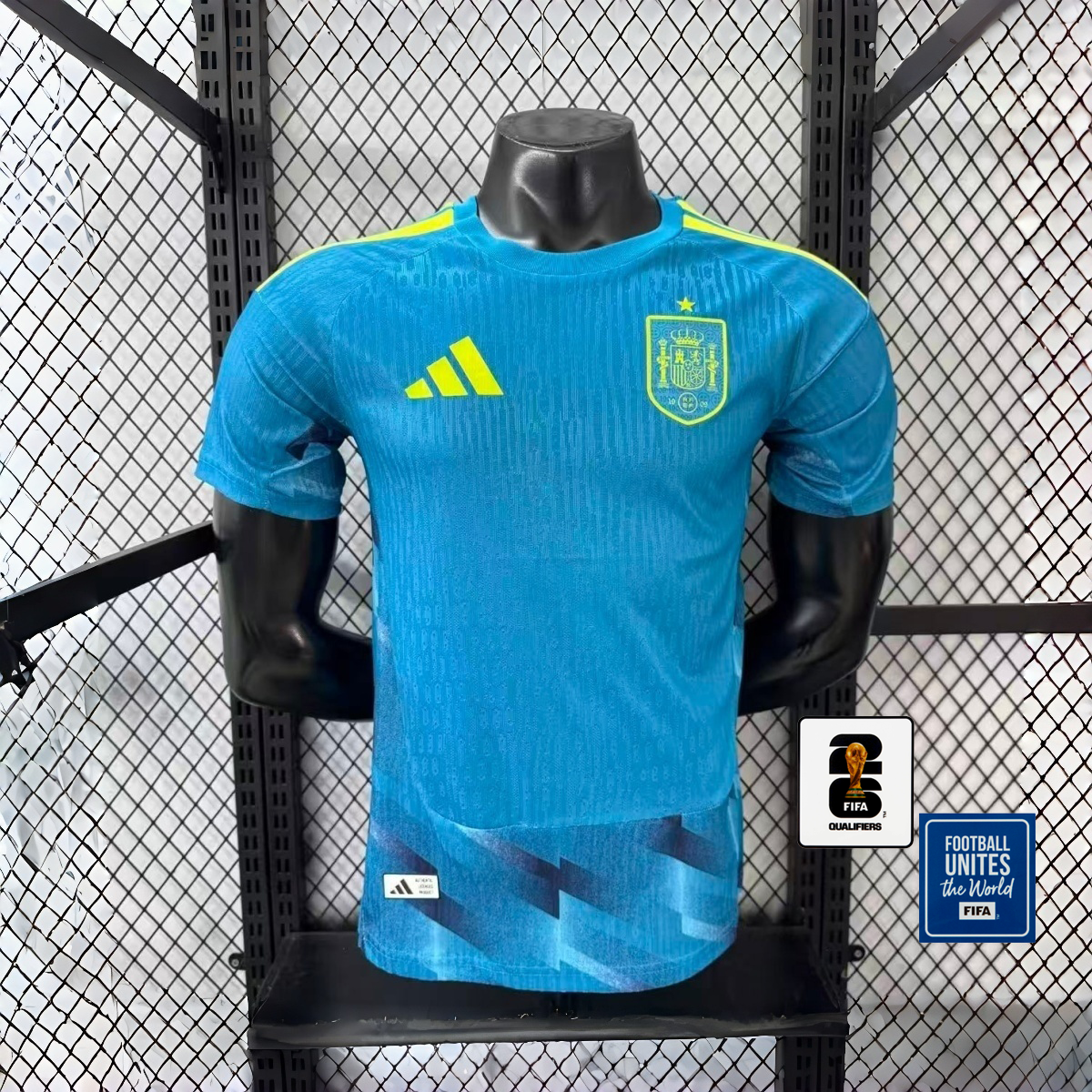 Camisa Espanha Goleiro 26/27 - Versão Jogador