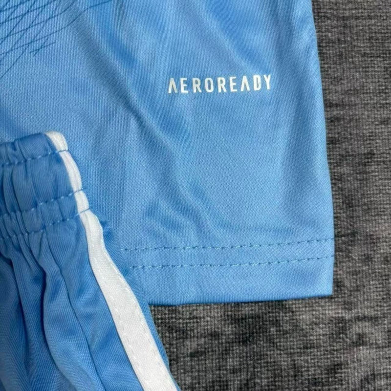 Conjunto Real Madrid 25/26 - Azul e branco