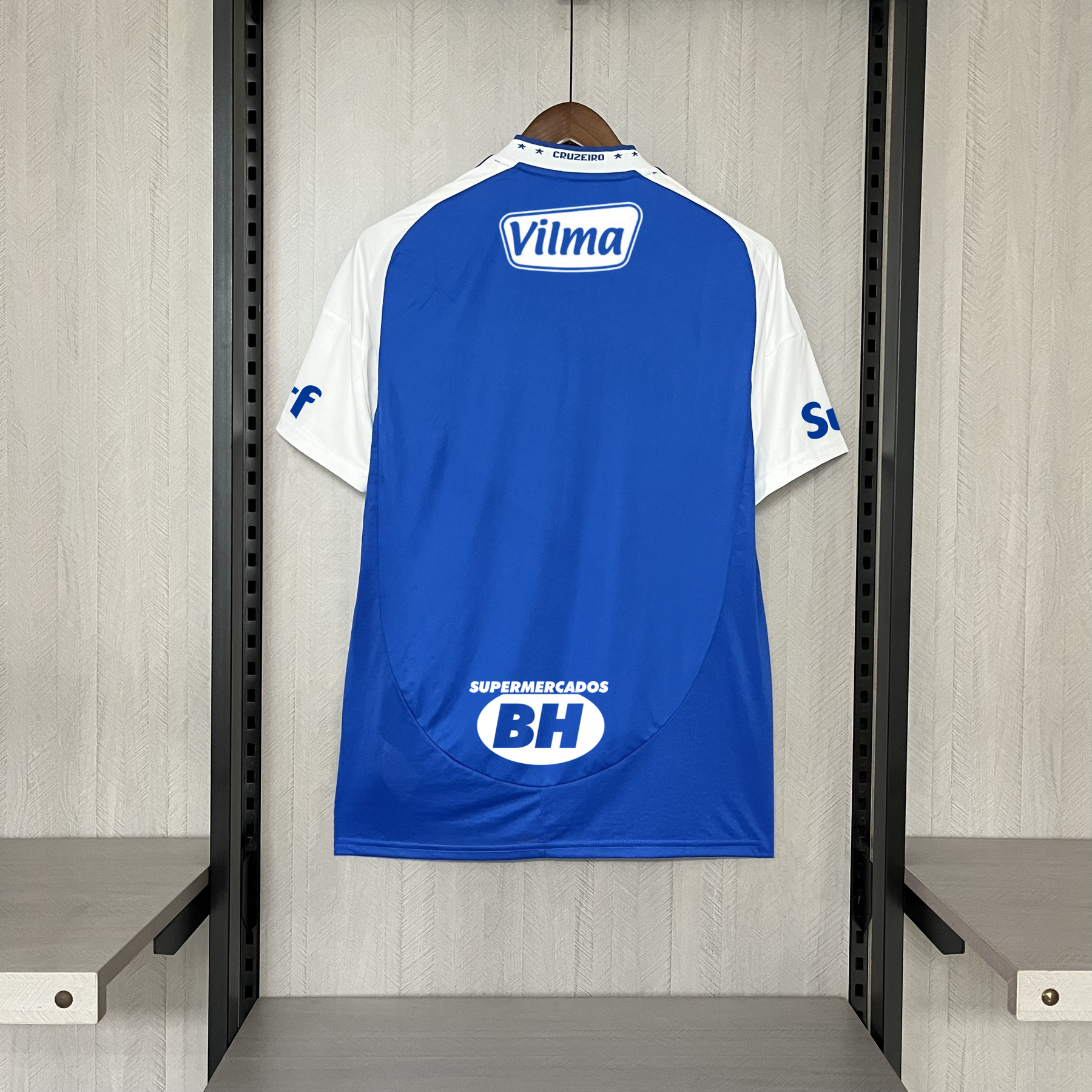 Camisa Cruzeiro Titular 25/26 - Azul e Branco