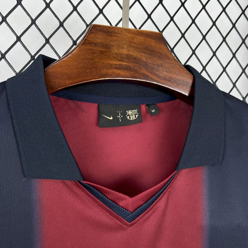 Camisa Barcelona Edição Especial 2000/01 - Versão Retro Skeleton Cactus Jack Travis Scott