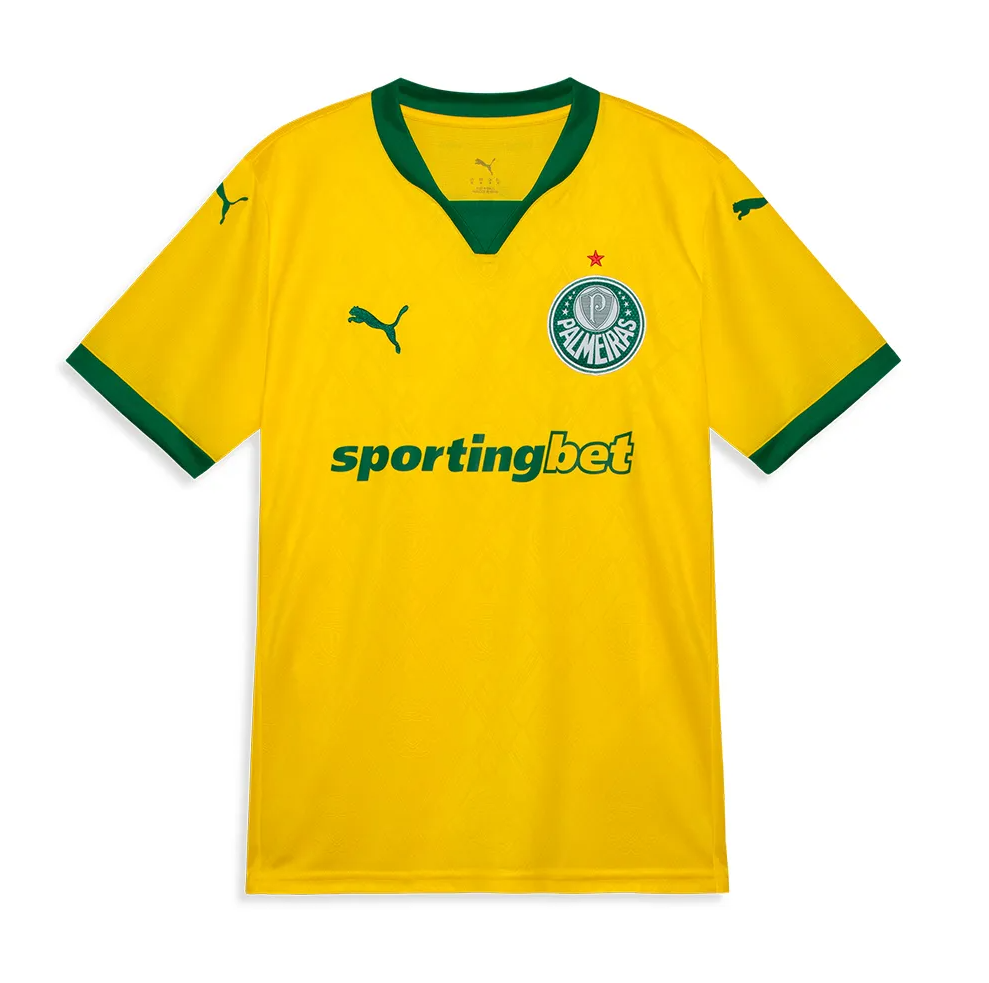 Camisa Palmeiras III 25/26 - Versão Torcedor Amarelo
