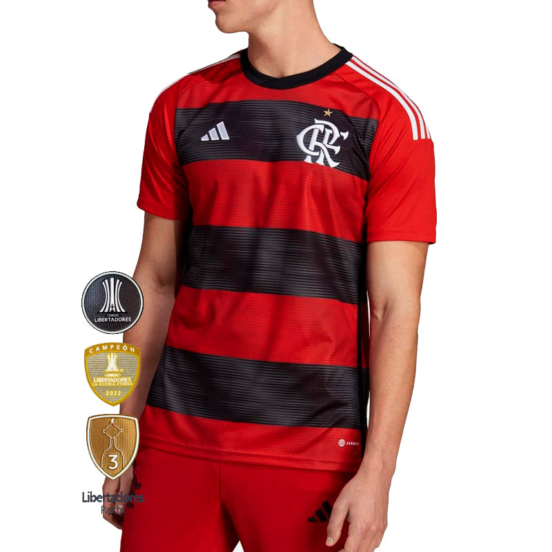 Camisa CRF Home 23/24 - Vermelha e preta