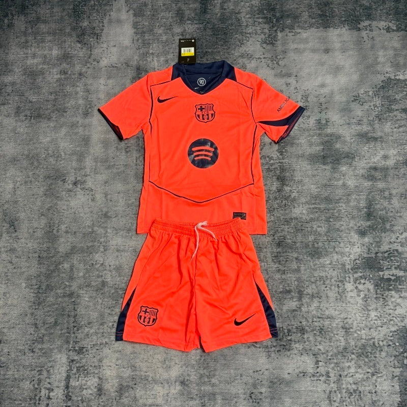 Conjunto Barcelona 25/26 - Laranja