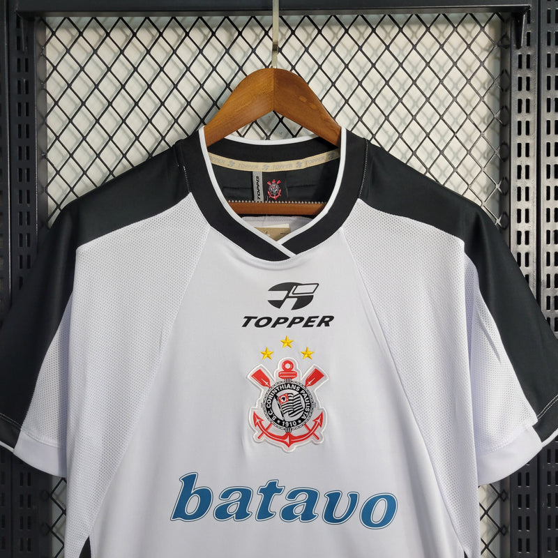 Camisa Corinthians Fora 2000 - Versão Retrô Branca