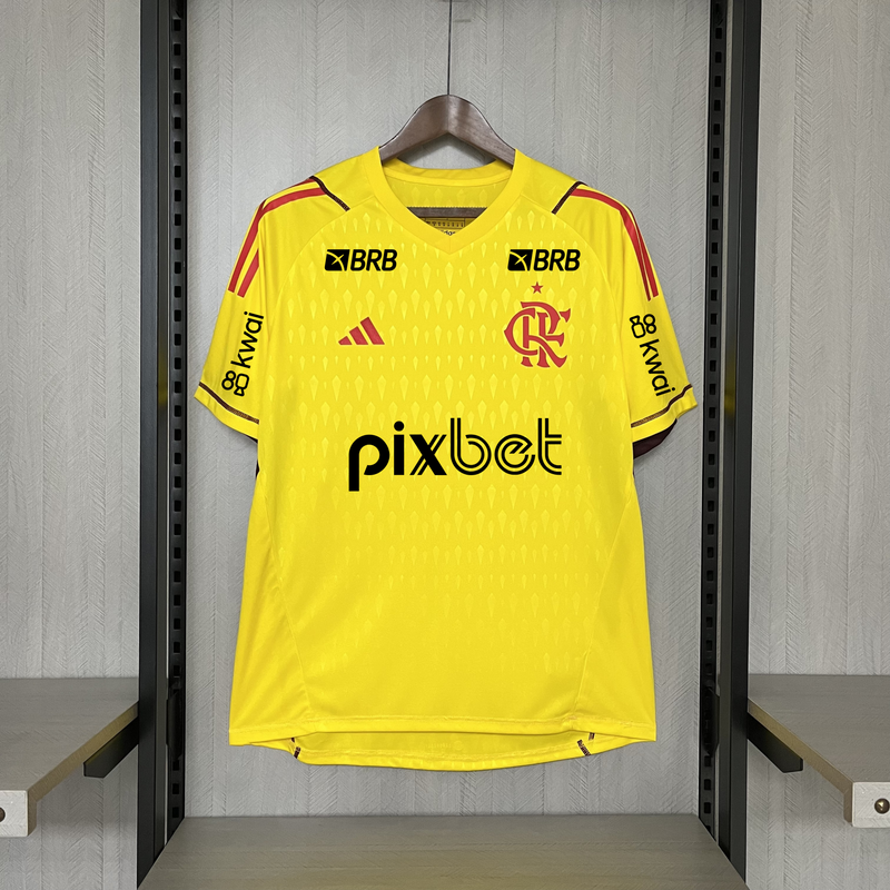 Camisa Flamengo de Goleiro 24/25 - Amarela