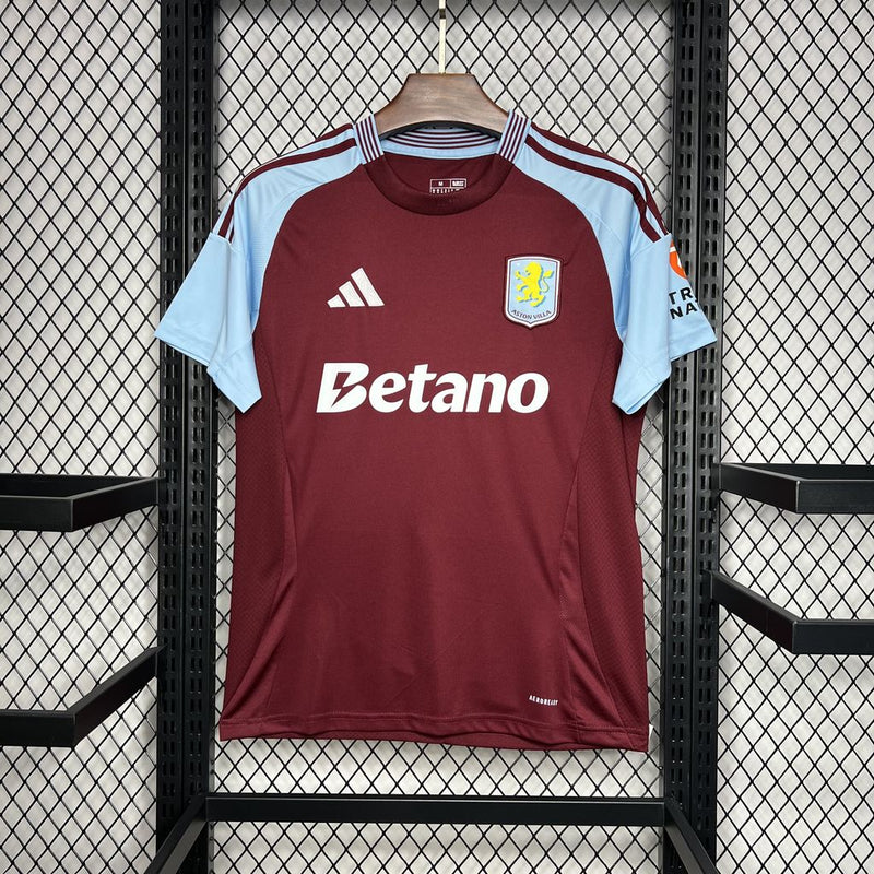 Camisa Aston Villa Home 24/25 - Vinho