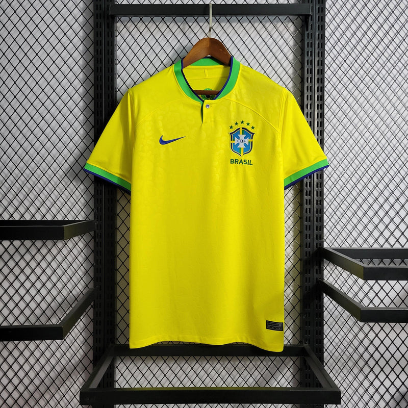 Camisa Brasil Home 2022 - Amarela