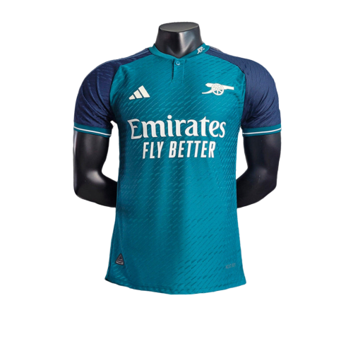 Camisa Arsenal Away Adidas Jogador 2023/24 Masculino Azul