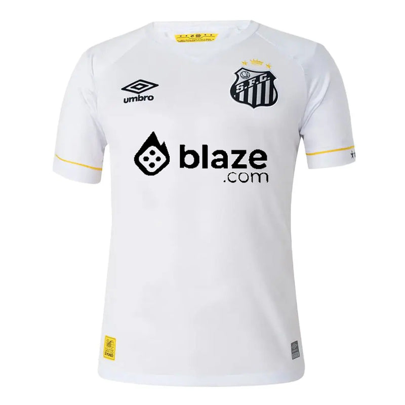 Camisa Santos Home 23/24 - Branca e amarela