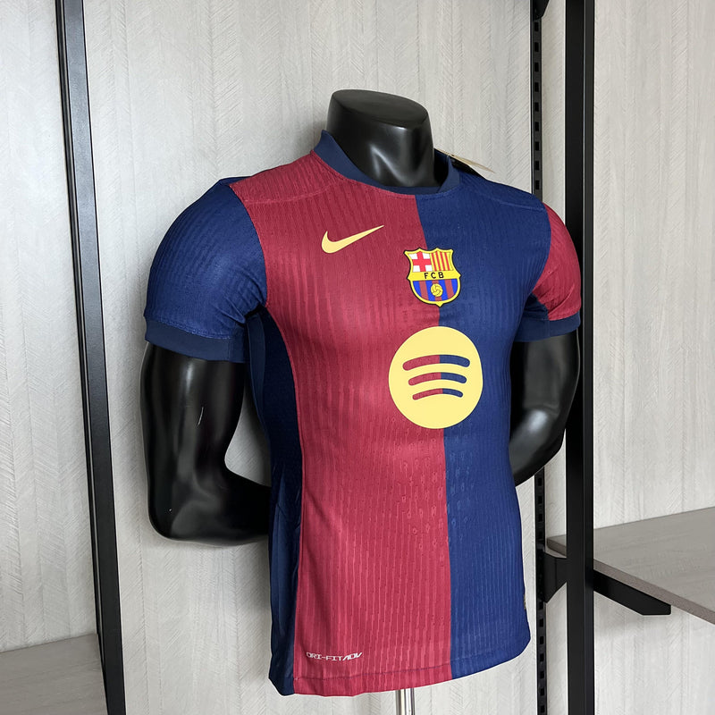 Camisa Barcelona Titular 2024/25 - Versão Jogador Spotify