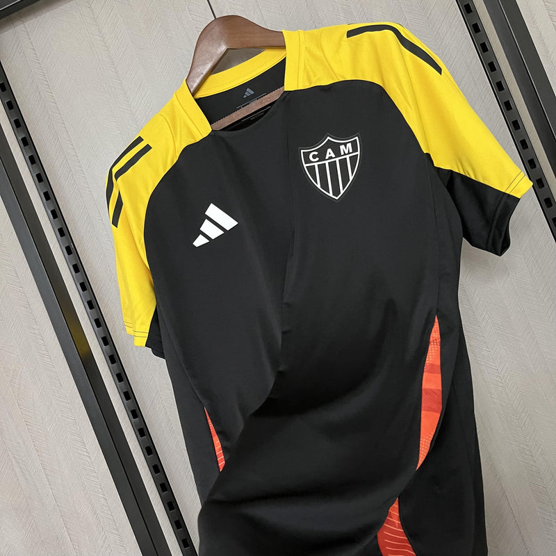 Camisa Atlético Mineiro de Treino 25/26 - Preto e Amarelo