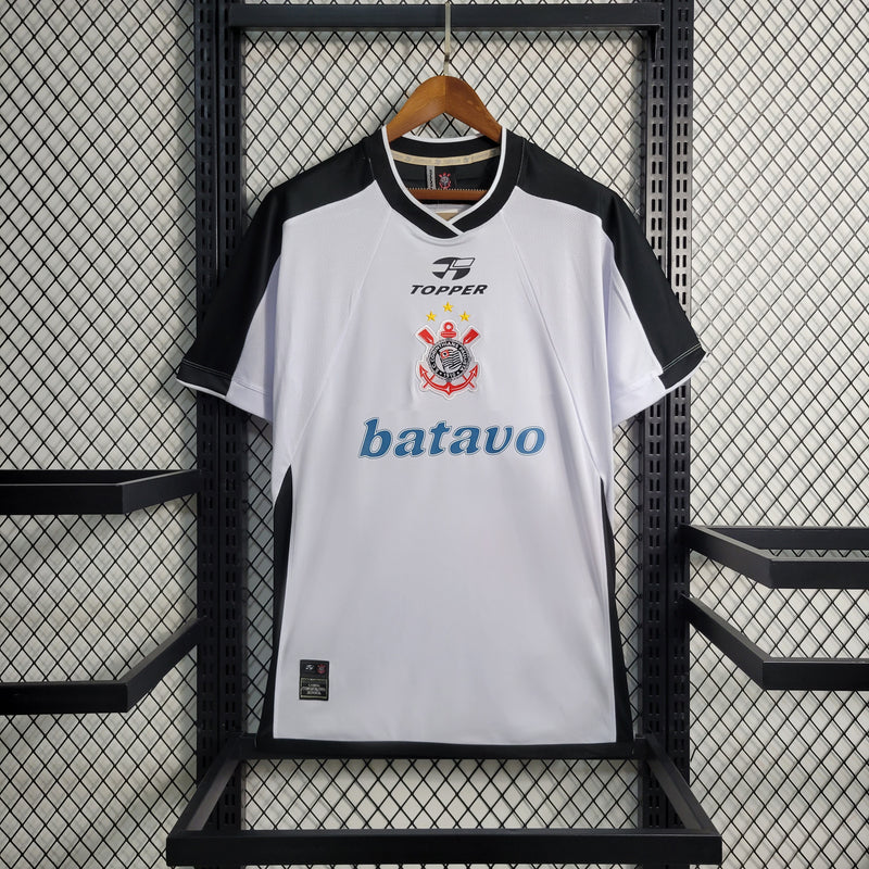 Camisa Corinthians Fora 2000 - Versão Retrô Branca