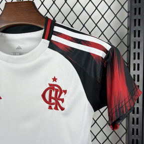 Conjunto Flamengo Home 25/26 - Preto e vermelho